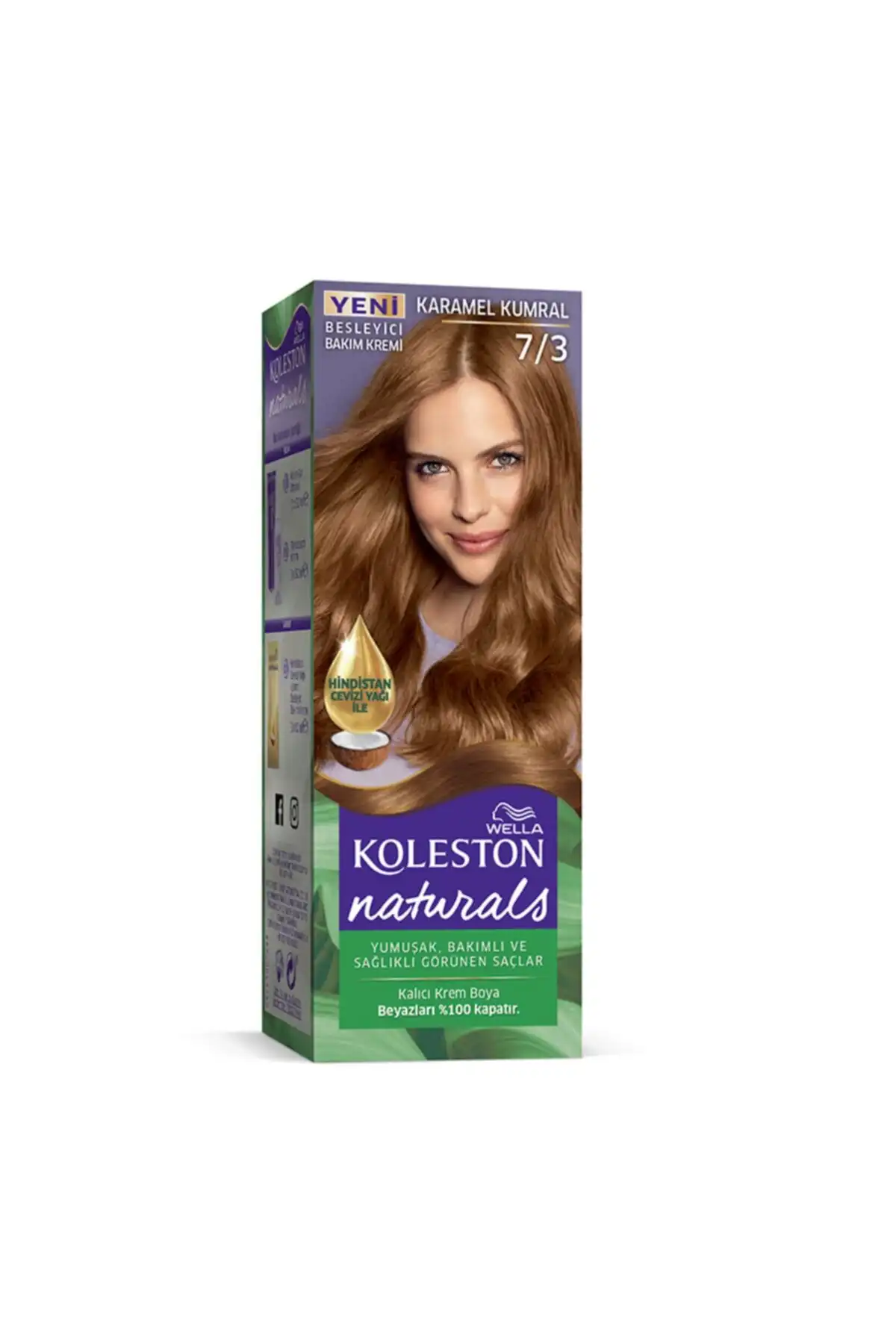 2025'te Wella Koleston Naturals 7/3 Karamel Kumral ile Kalıcı Doğallık