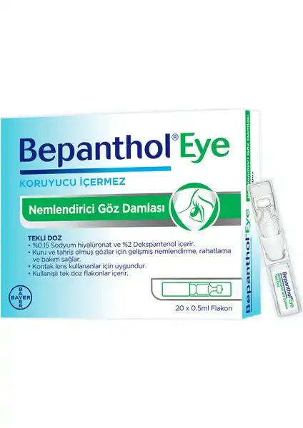 BepantholEye Nemlendirici Göz Damlası Göz Kuruluğu ve Tahrişine Karşı Etkili Çözüm