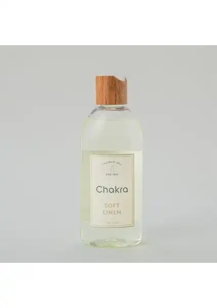 Chakra Duş Jeli 250 ml Soft Linen Ferahlatıcı ve Yumuşak Temizlik Sağlayan Doğal Kokulu Ürün