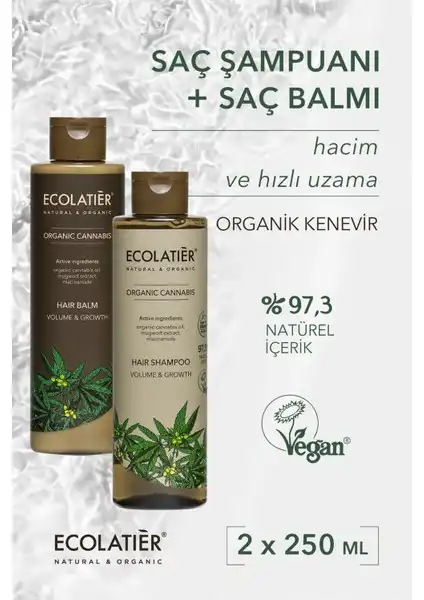 ECOLATIER Organik Saç Bakım Seti ile Sağlıklı ve Parlak Saçlar İçin Doğal Çözüm