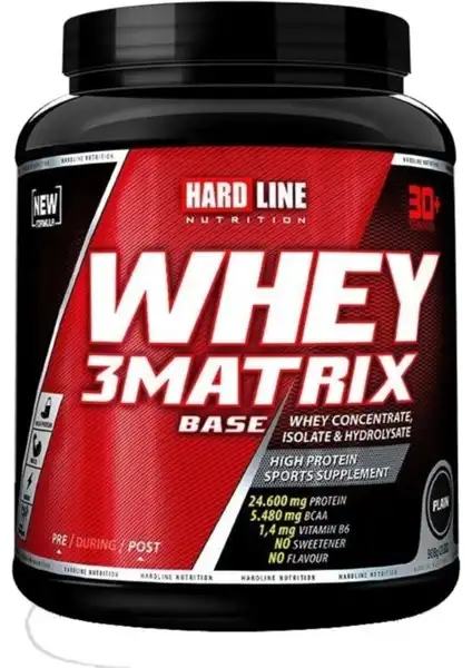 Hardline Nutrition Whey 3 Matrix Base Protein Tozu: Yüksek Kaliteli Aromasız Protein Tozu