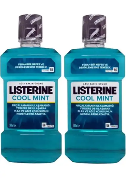 Listerine Cool Mint 500 ml x 2 adet: Etkili ve Ferahlatıcı Ağız Bakım Ürünü