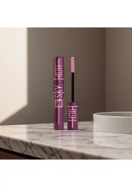 Maybelline Lash Sensational Sky High Burgundy Haze Maskara: Uzun ve Hacimli Kirpikler İçin