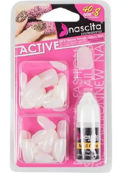Nascita Takma Tırnak 40’lı Paket – Estetik ve Kullanım Kolaylığı Sunan Modern Çözüm