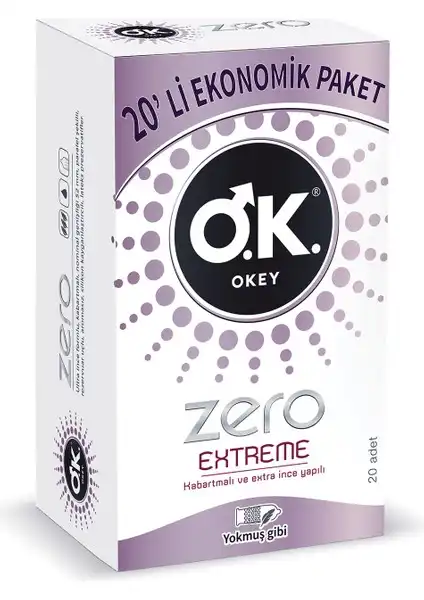 Okey Zero Extreme 20'li Prezervatif: Güvenlik ve Yoğun Hissiyat Sunan Ürün