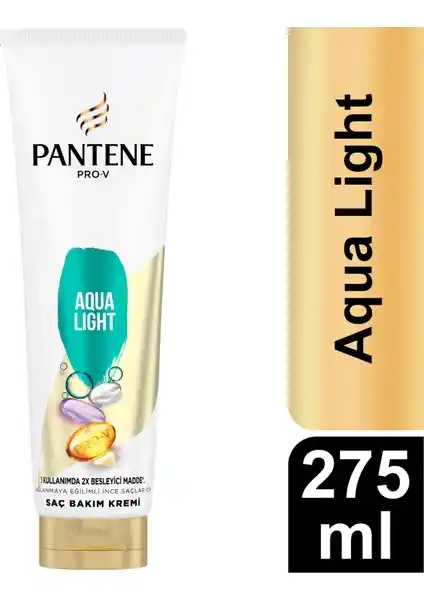 Pantene Aqua Light Saç Bakım Kremi: Hafif ve Güçlü Saçlar İçin Ideal Çözüm