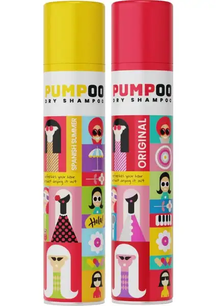 Pumpoo Kuru Şampuan 200 ml Hızlı ve Pratik Saç Tazeleme Çözümü