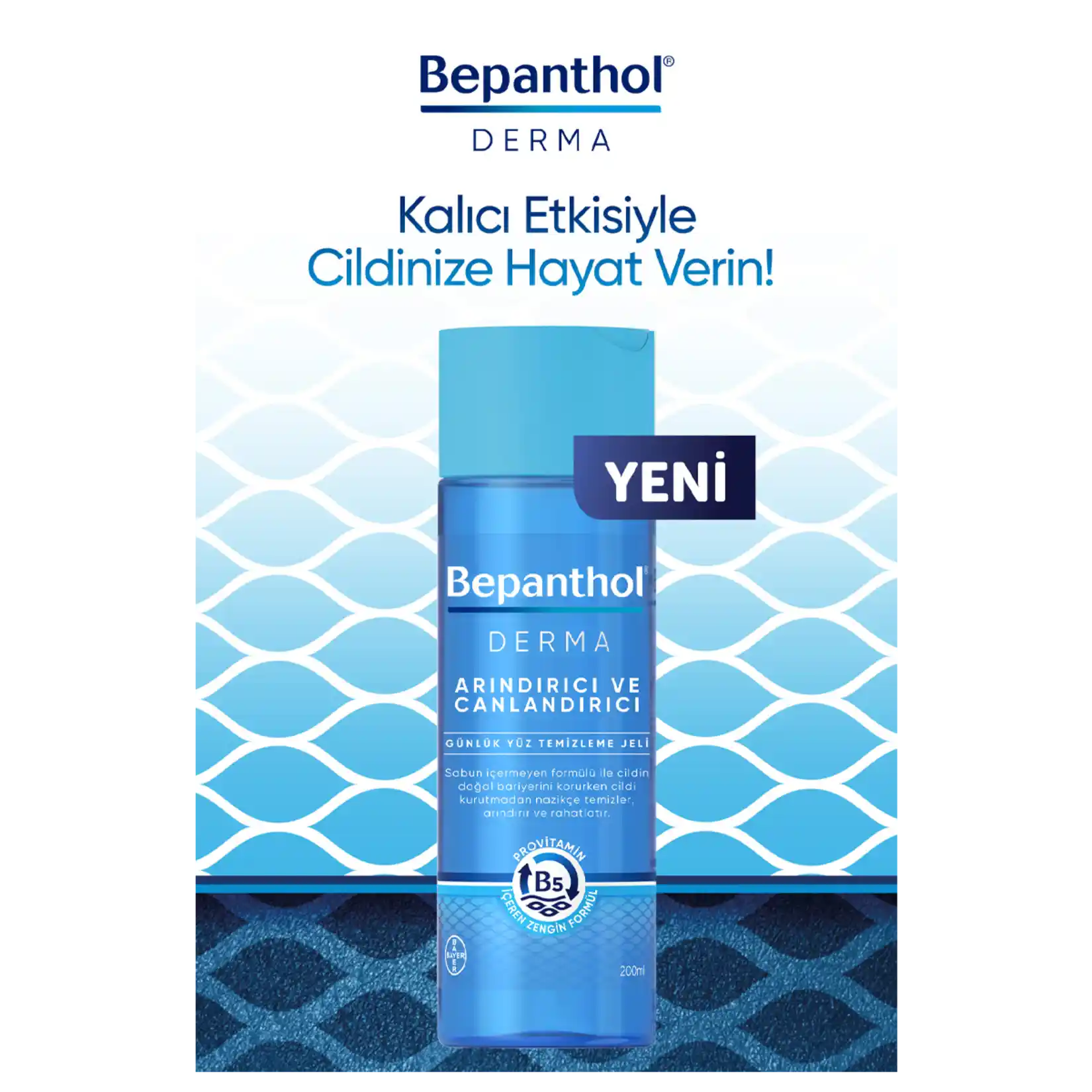 Bepanthol Derma Yüz Yıkama Jeli: Hassas ve Kuru Ciltler İçin Güçlü Nazik Temizlik