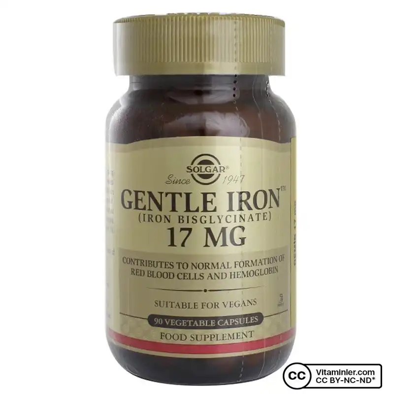 Gental Iron 17 mg: Kozmetik ve Kişisel Bakımda Demirin Rolü ve Faydaları