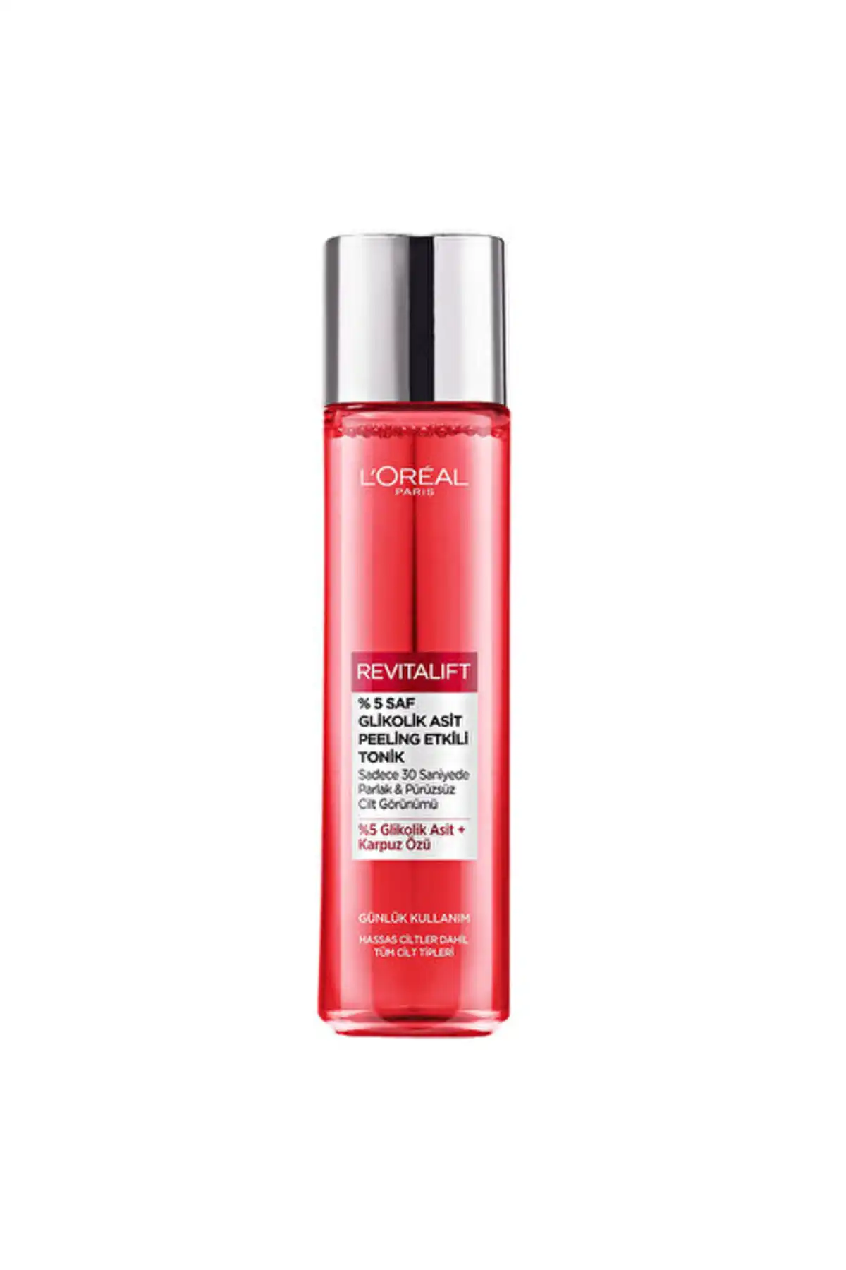 L'Oréal Paris Revitalift 5 Saf Glikolik Asit Peeling Etkili Tonik Cilt Yenileme ve Parlaklık Sağlar