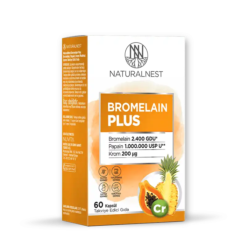 Naturalnest Bromelain Plus ile Doğal Güzellik ve Sağlık Destekleri