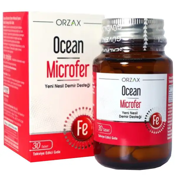 Ocean Microfer 30 Tablet Demir Takviyesi: Günlük İhtiyaçlar İçin Güvenilir Çözüm