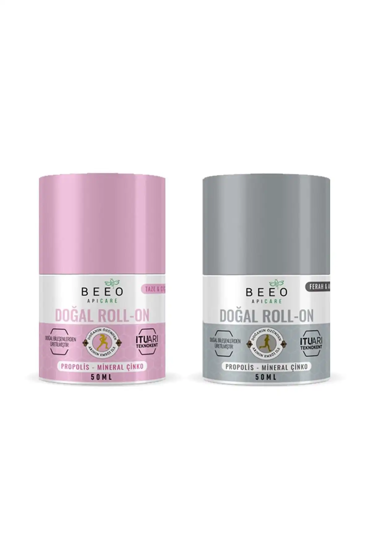 BEE'O Beeo Erkek ve Kadın Apicare Roll-on Paketi ile Doğal Ferahlık