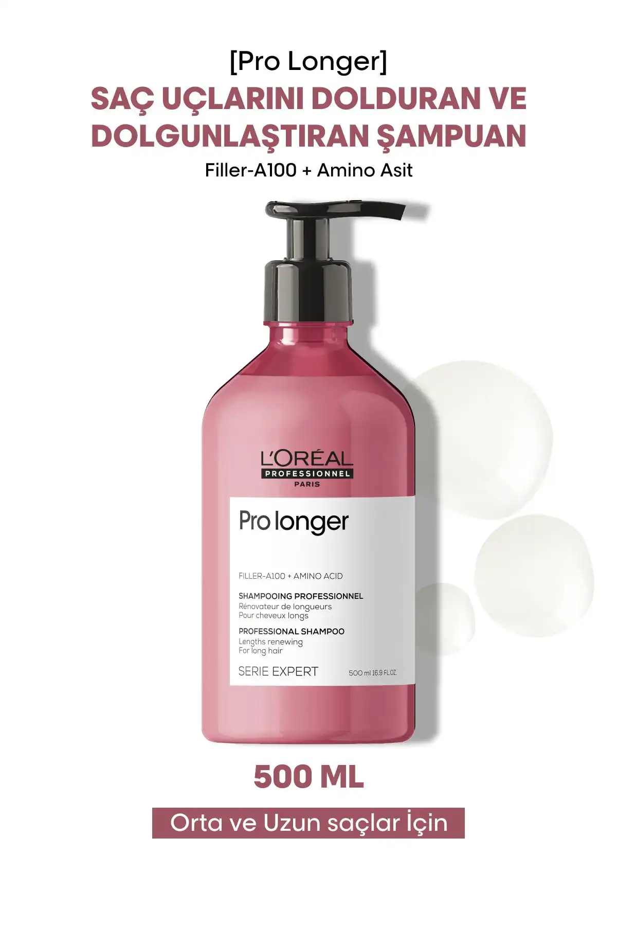 L'oreal Professionnel Pro Longer: Saç Uçlarını Yenileyici Şampuan