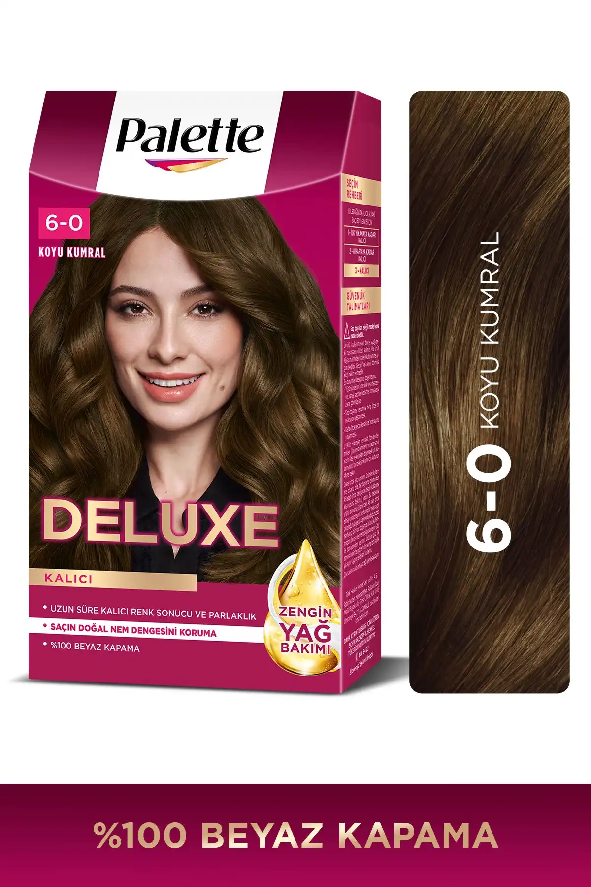 Palette Deluxe 6-0 Koyu Kumral ve X 2 Adet Saç Boyası Karşılaştırması