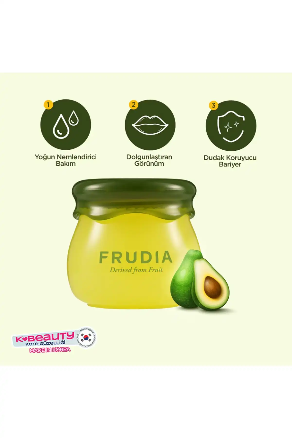 Frudia Avocado Cica Dudak Balmı: Doğal ve Onarıcı Dudak Bakım Ürünü