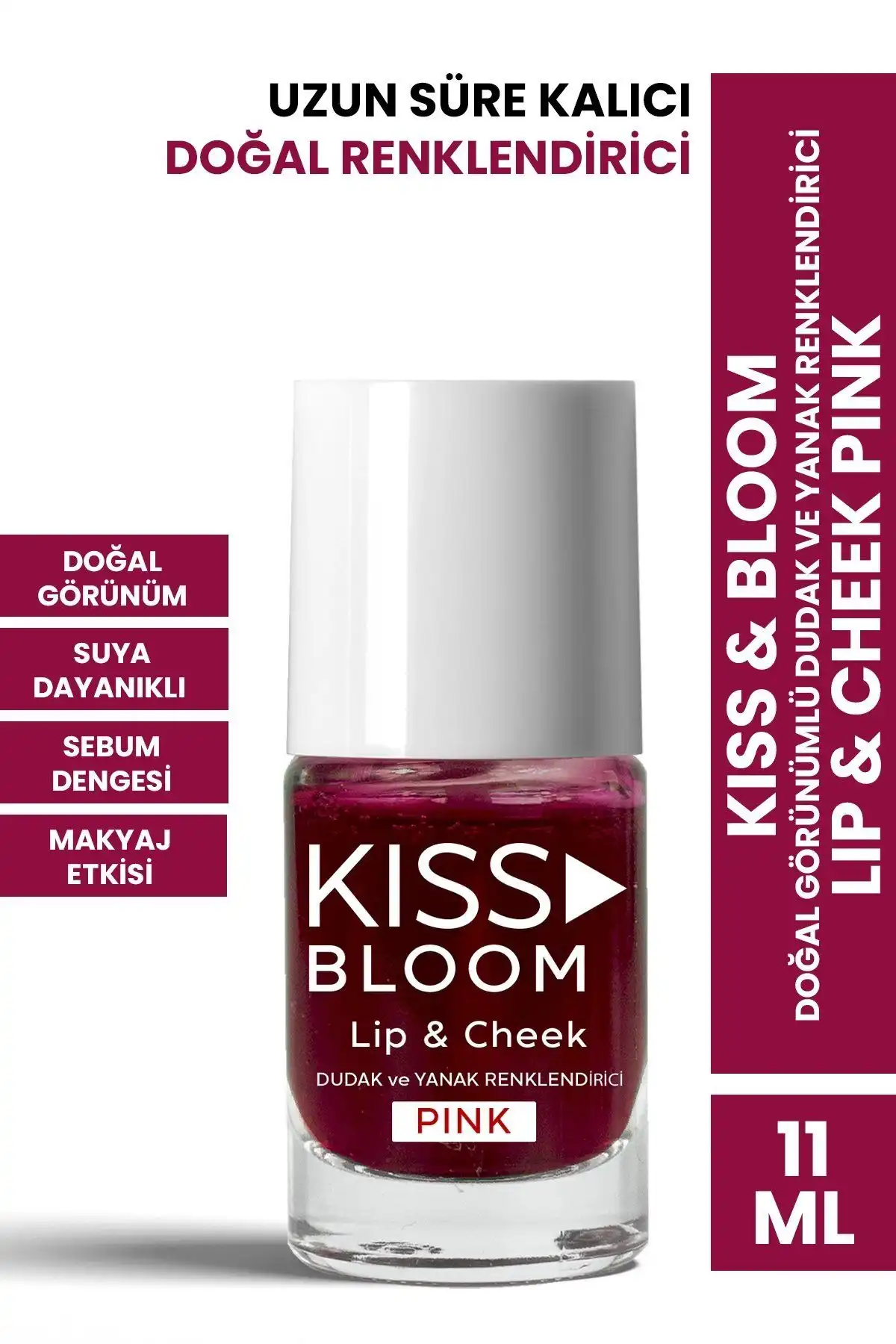 Procsin Kiss & Bloom Doğal Görünümlü Dudak ve Yanak Renkleyici 11 ml Türkiye Menşeli