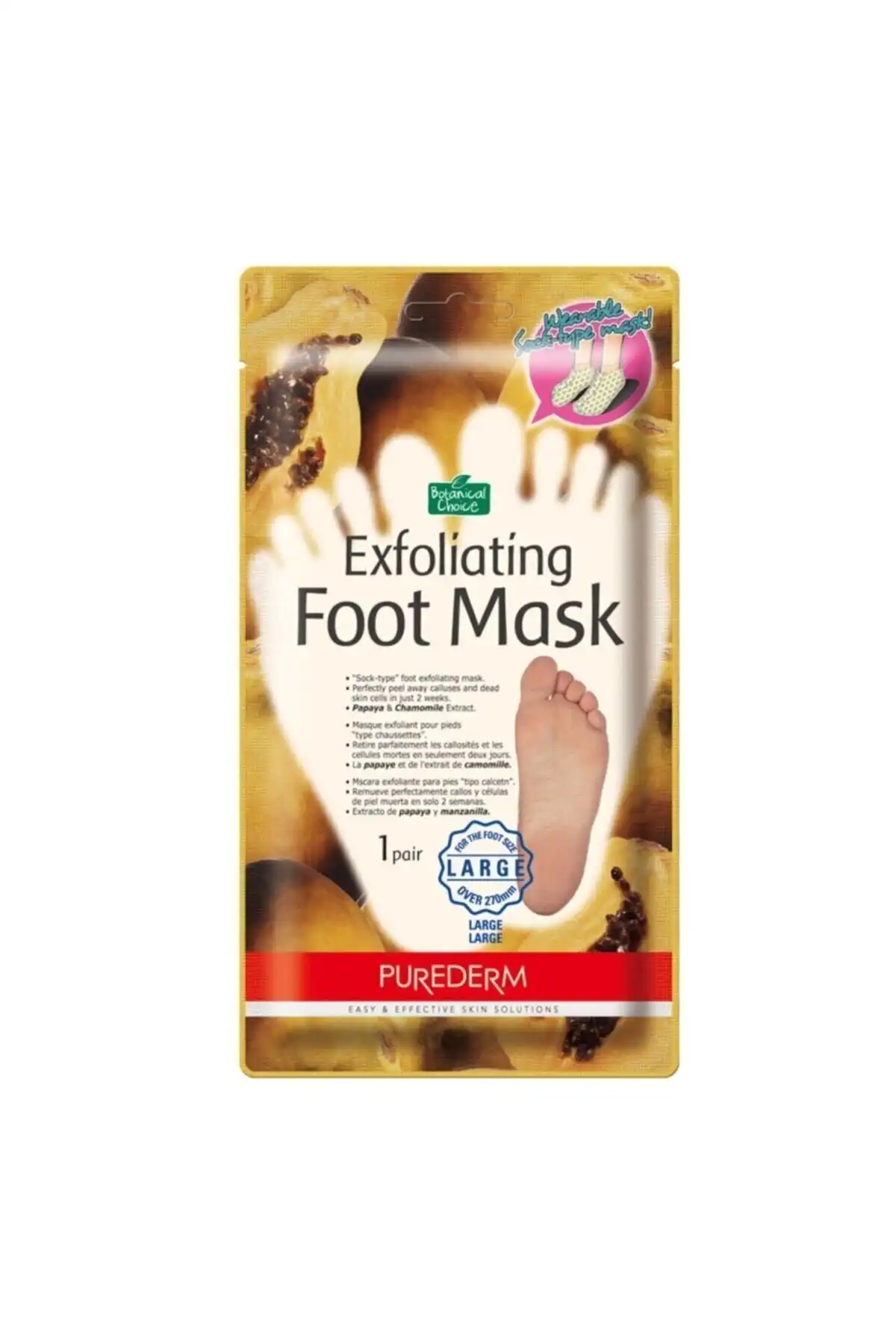 Purederm Mucizevi Peeling Ayak Maskesi ile Sağlıklı ve Yumuşak Ayaklar Elde Edin
