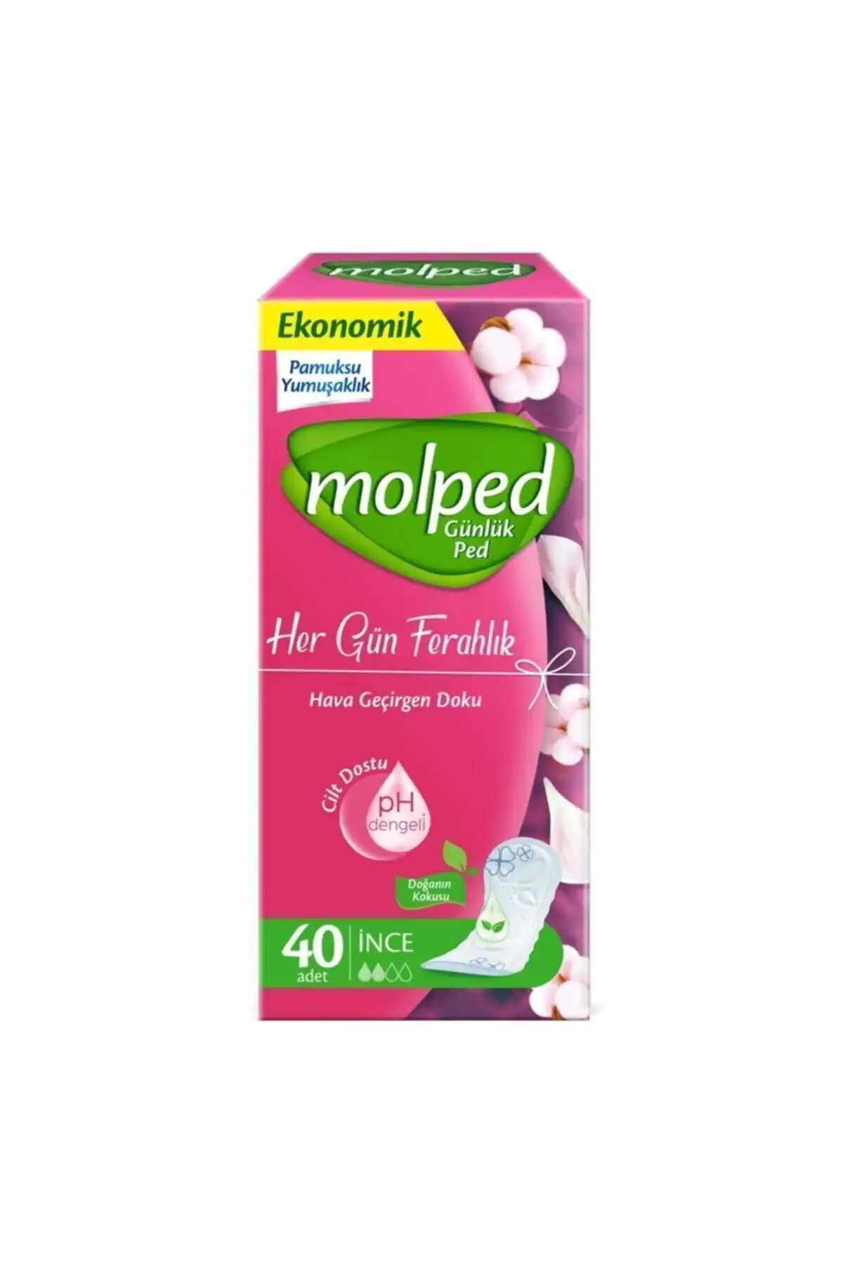 Molped Her Gün Ferahlık Günlük Ped: Güvenilir ve Konforlu Kadın Hijyen Ürünü