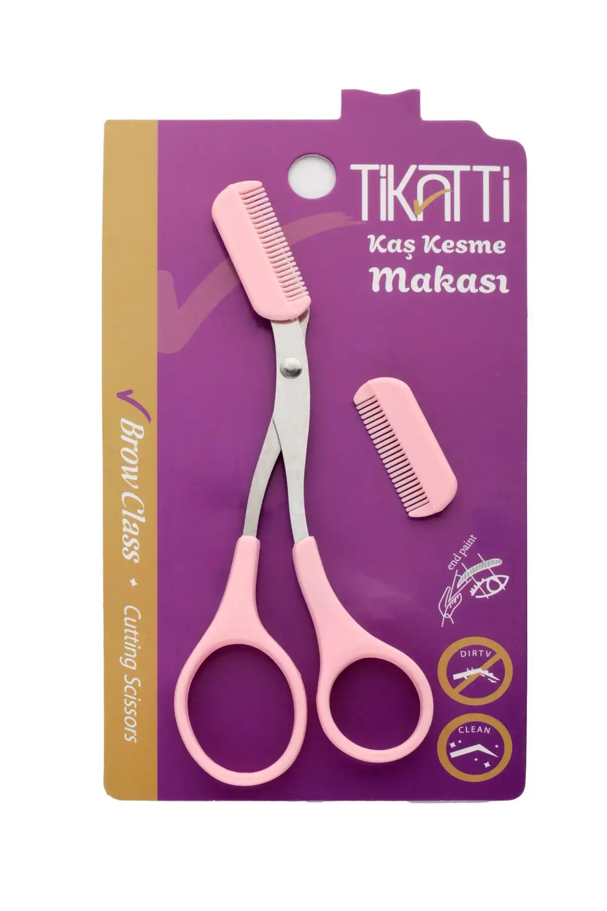 Tikatti Taraklı Kaş Makası: Pratik ve Şık Güzellik Aracı Ürün Tanıtımı