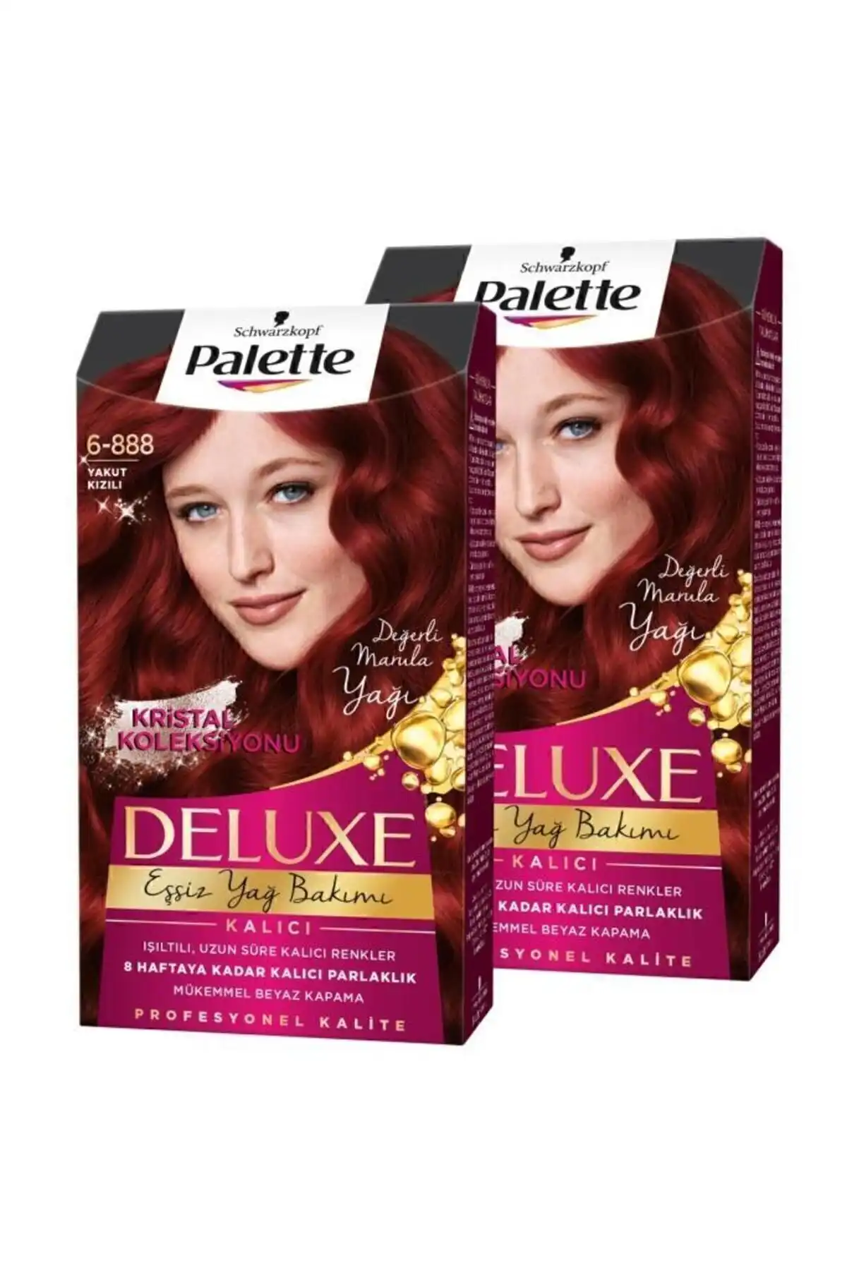 Palette Deluxe 6-888 Yakut Kızılı Amonyaksız Saç Boyası Özellikleri