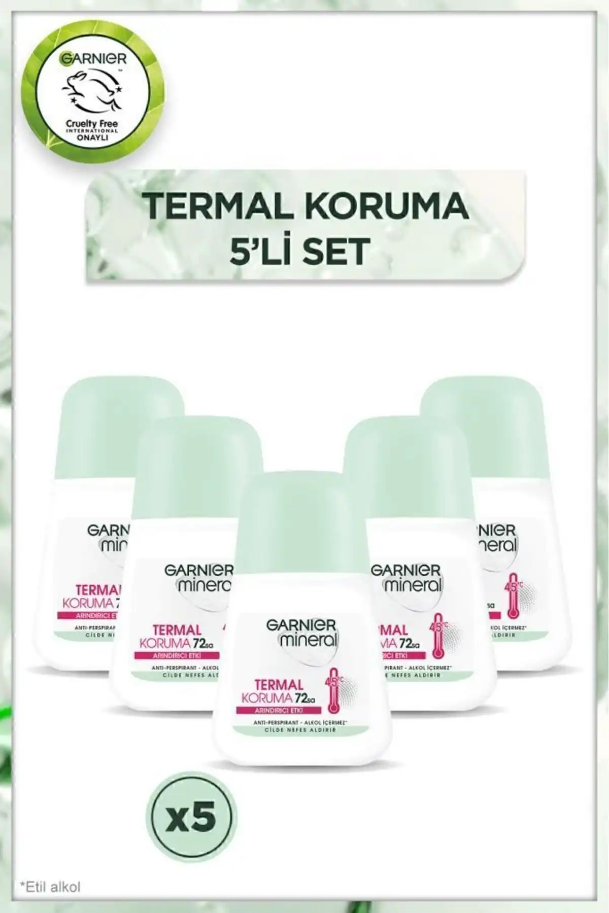 Garnier Mineral Termal Koruma Roll-On Deodorant Seti: Uzun Süreli Koruma