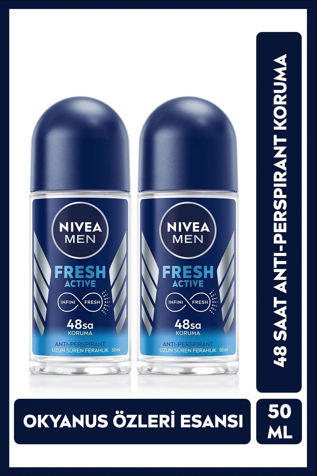 NIVEA Fresh Roll On Deodorant 50ml Erkek 2'li Paket Ürün İncelemesi