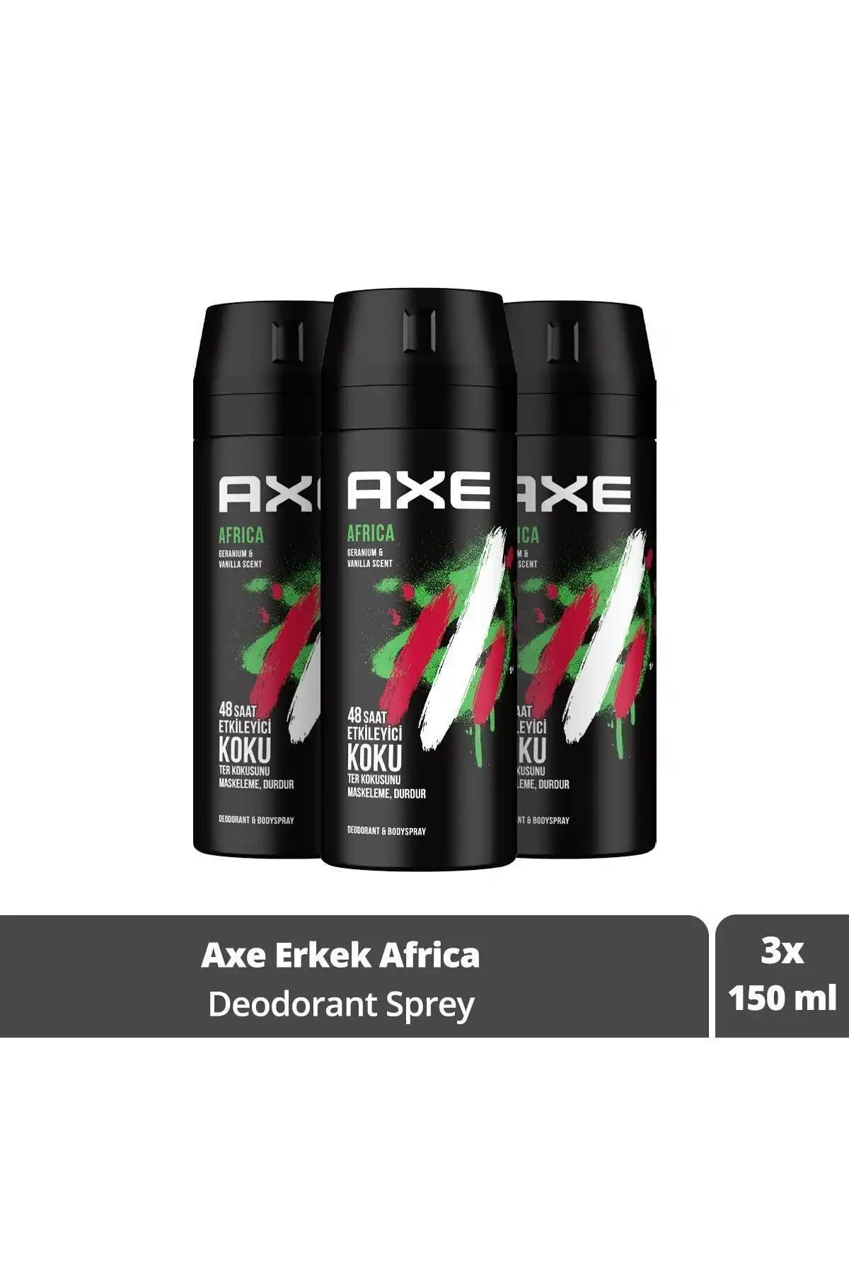 Axe Erkek Sprey Deodorant Africa: Kalıcı ve Ferah Bir Deneyim Sunuyor