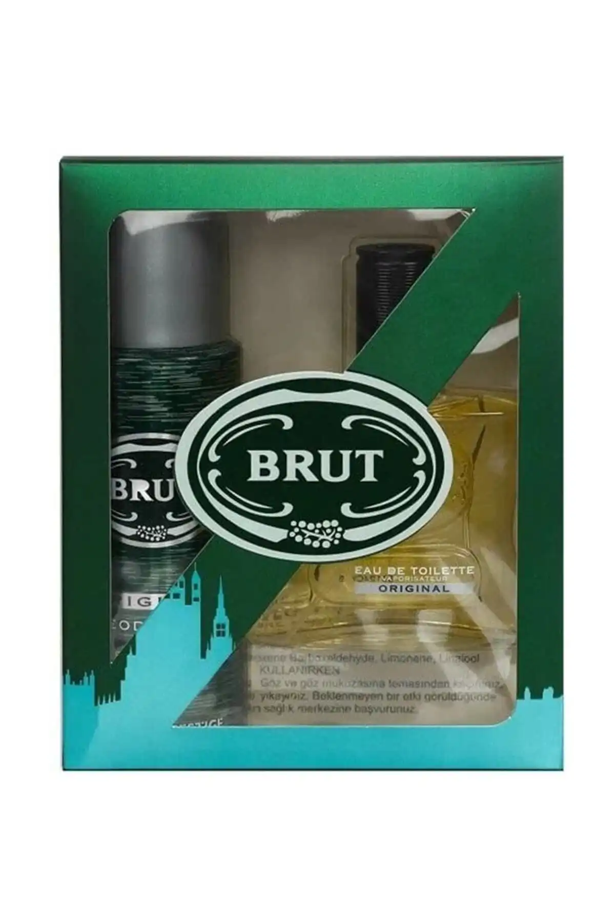 Brut Original EDT 100 ml ve Deodorant 200 ml Erkek Parfüm Seti Tanıtımı