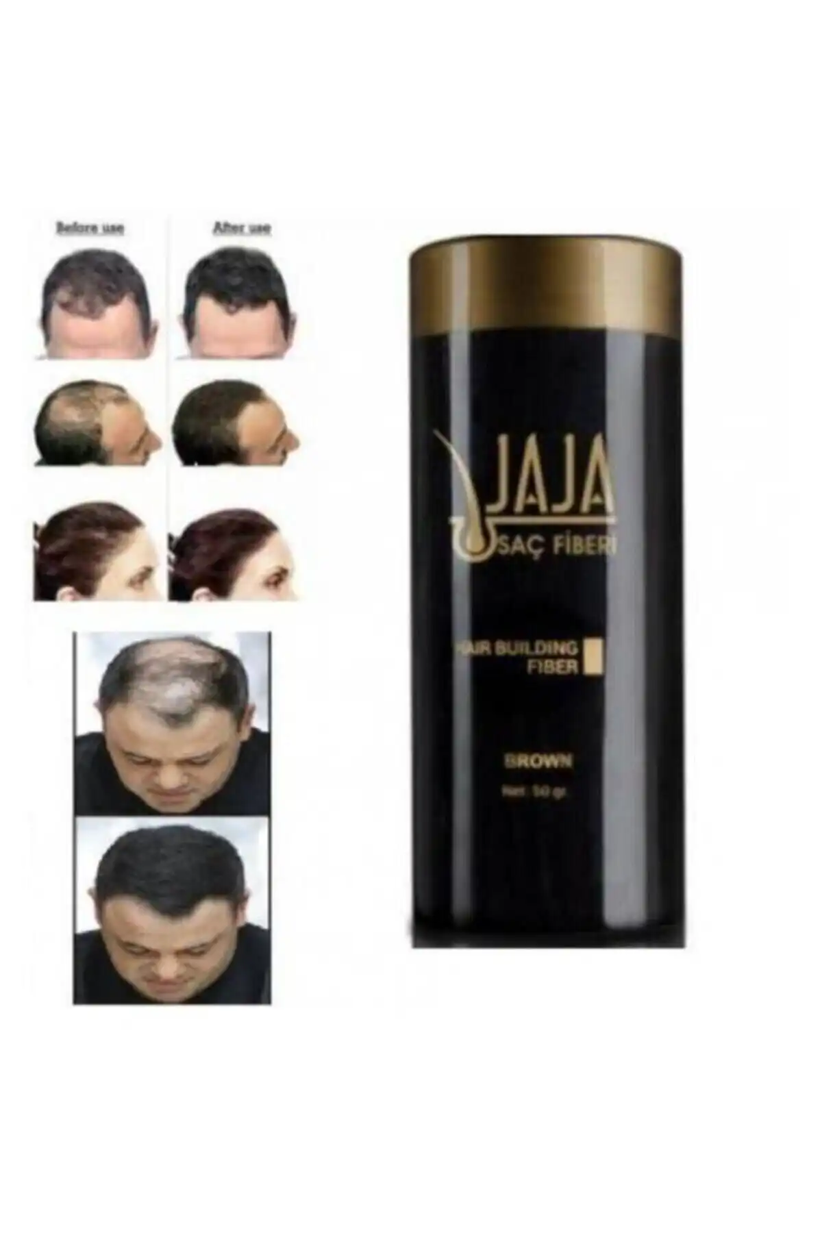Jaja Fibers Saç Dolgunlaştırıcı Topik ile Doğal ve Hacimli Saçlar