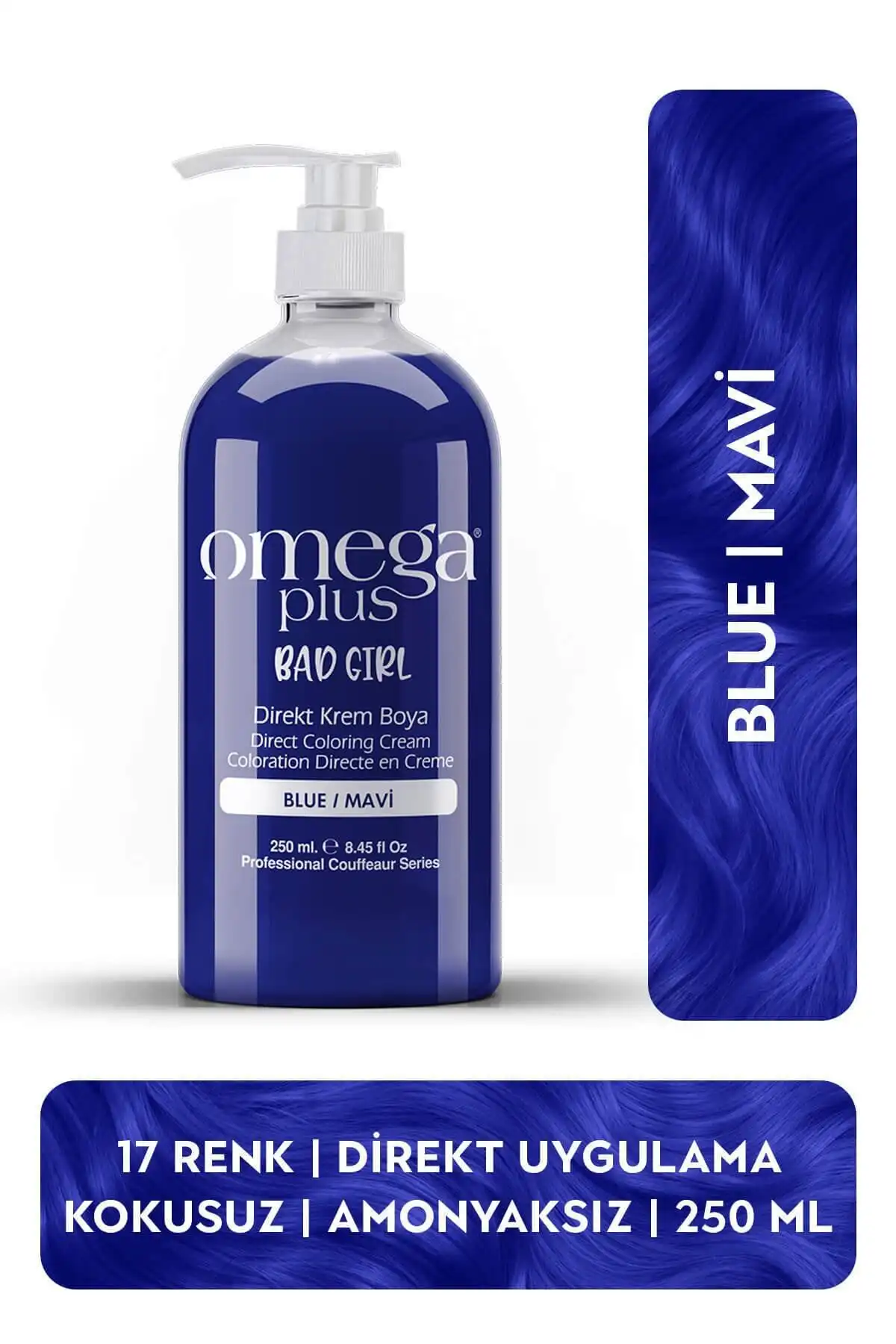 Omega Plus Bad Girl Amonyaksız Mavi Saç Boyası: Kullanım ve Özellikleri