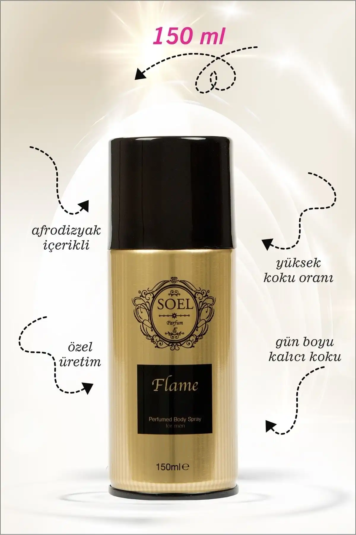 Soel Parfüm Flame Deodorant Sprey: Doğal ve Kalıcı Ferahlık Sunuyor