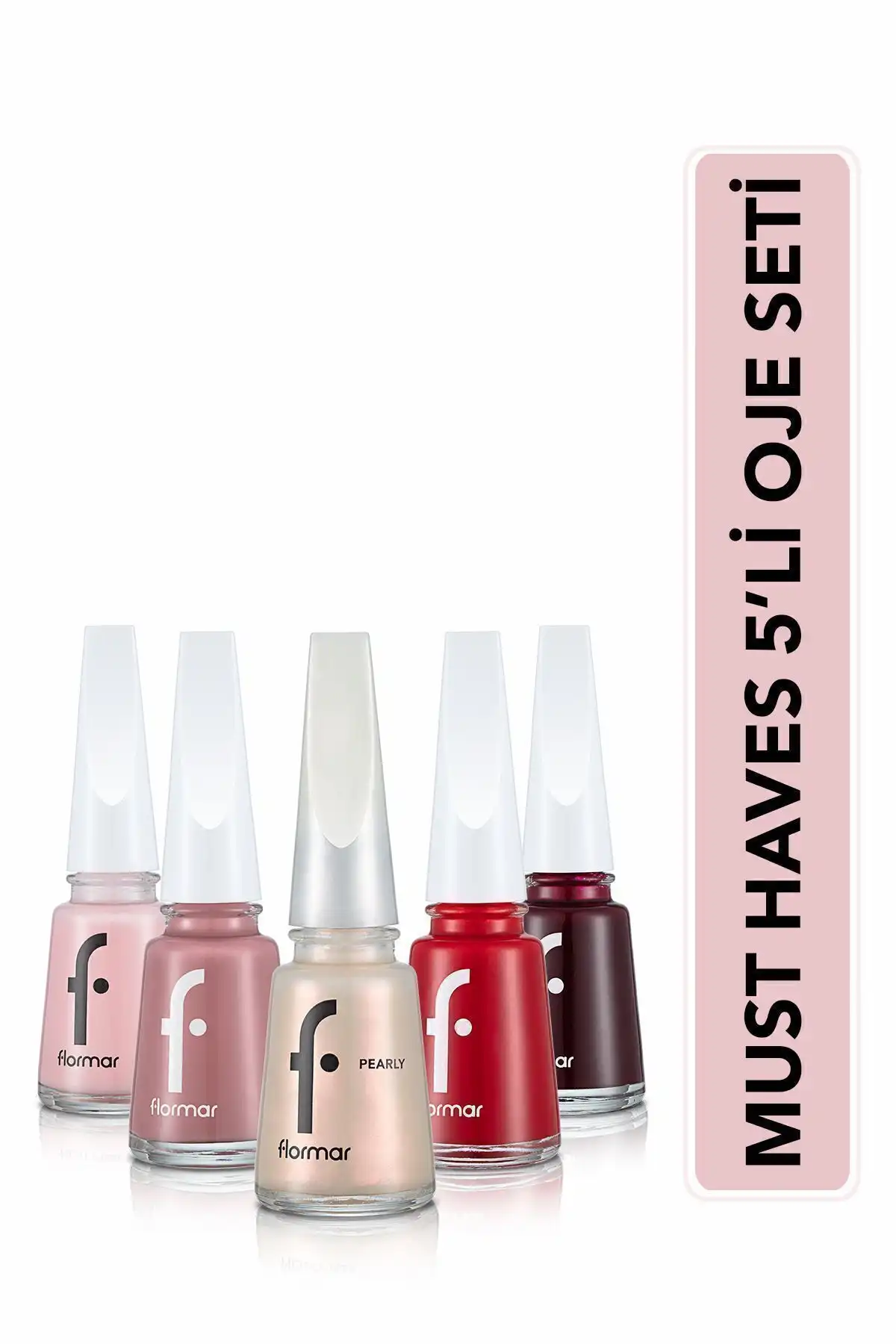 Flormar Must Have 5'li Oje Seti: Canlı Renkler ve Uzun Süre Dayanıklılık