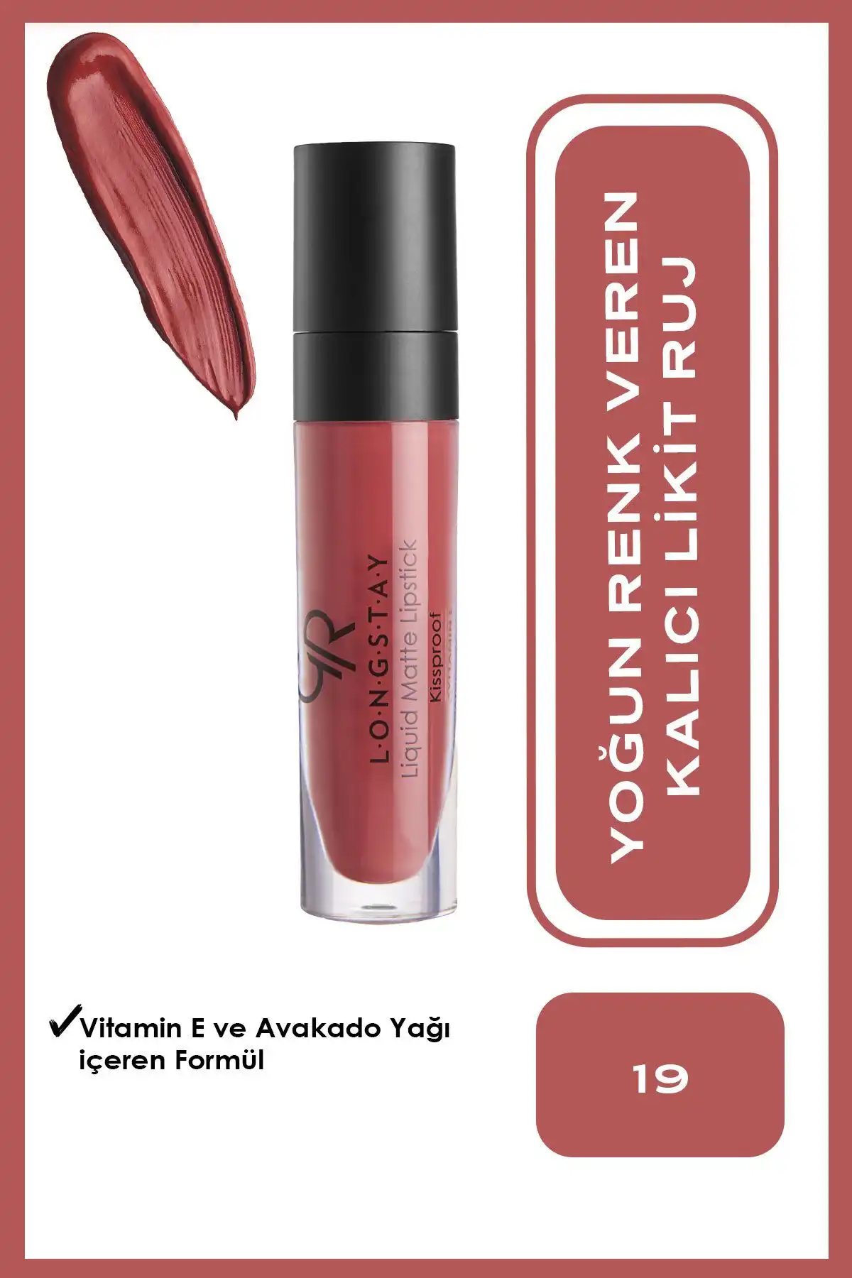 Golden Rose Longstay Liquid Matte Lipstick No:19 Peach Kalıcı ve Şık Dudak Makyajı İçin