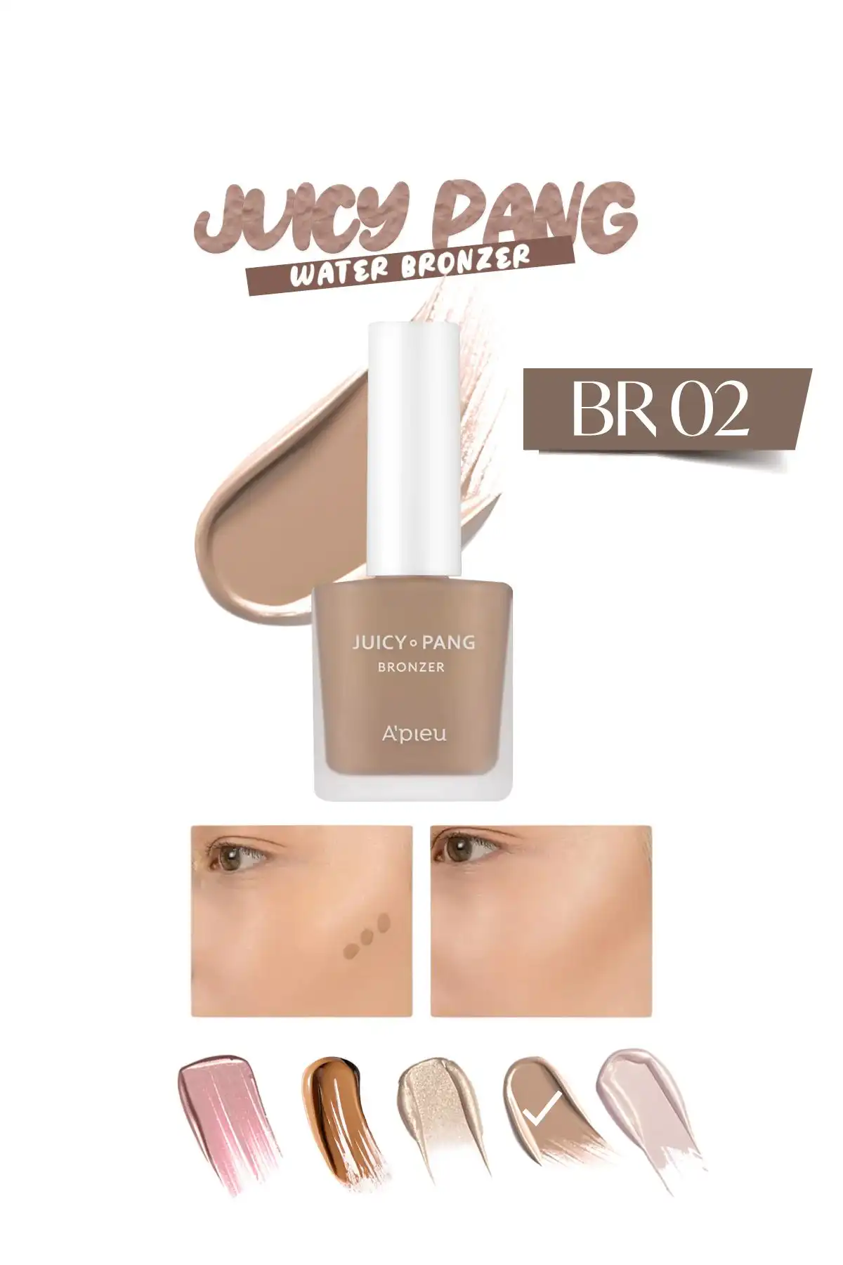 Missha Juicy-Pang Water Bronzer BR02 Doğal ve Kalıcı Bronzluk Sunan Likit Bronzer