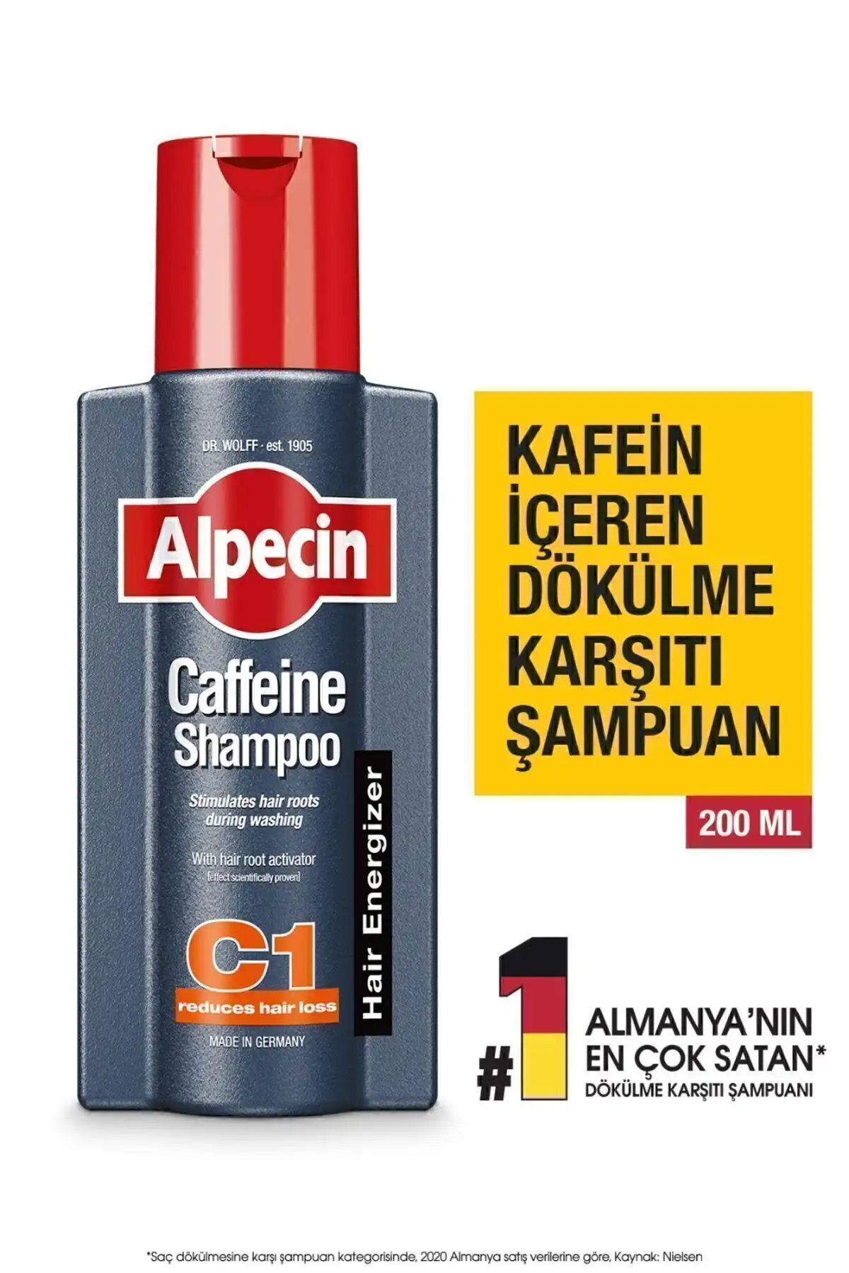 Alpecin C1 Kafeinli Dökülme Karşıtı Şampuan ile Saç Sağlığınızı Koruyun