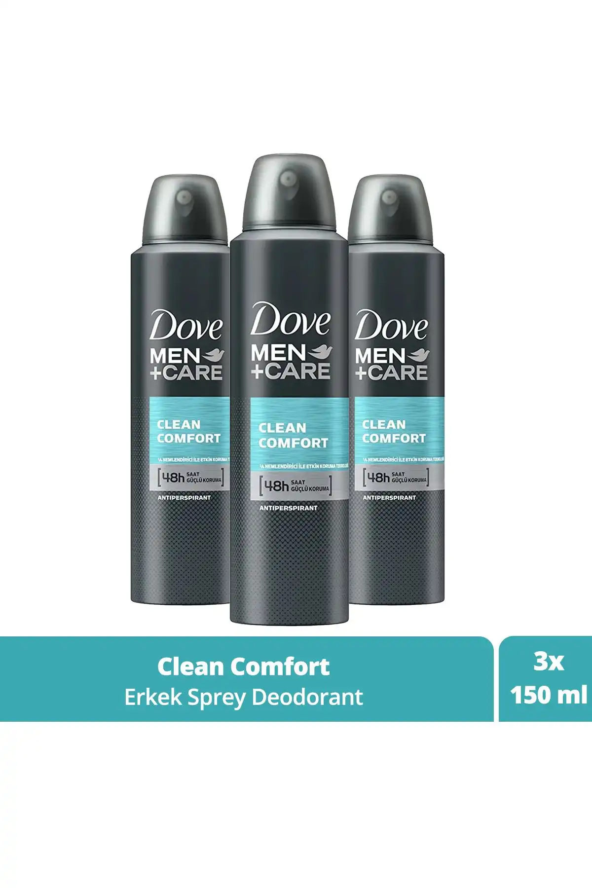 Dove Men Care Anti-perspirant Sprey Deodorant ile 48 Saat Koruma