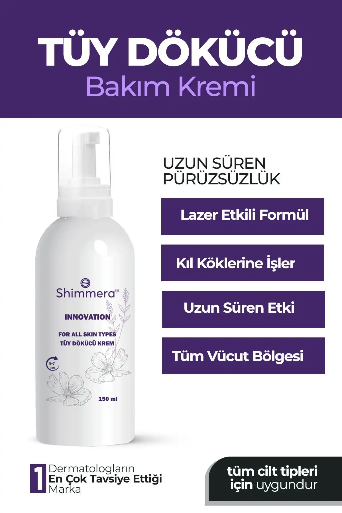 Shimmera Tüy Dökücü ve Tüy Azaltıcı Krem: Organik ve Etkili Cilt Bakımı