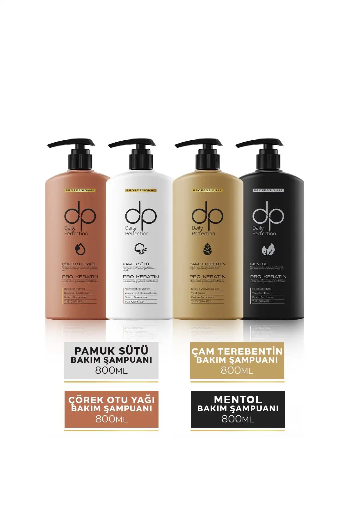dp Daily Perfection Şampuan Seti ile Saçlarınızı Yenileyin ve Besleyin
