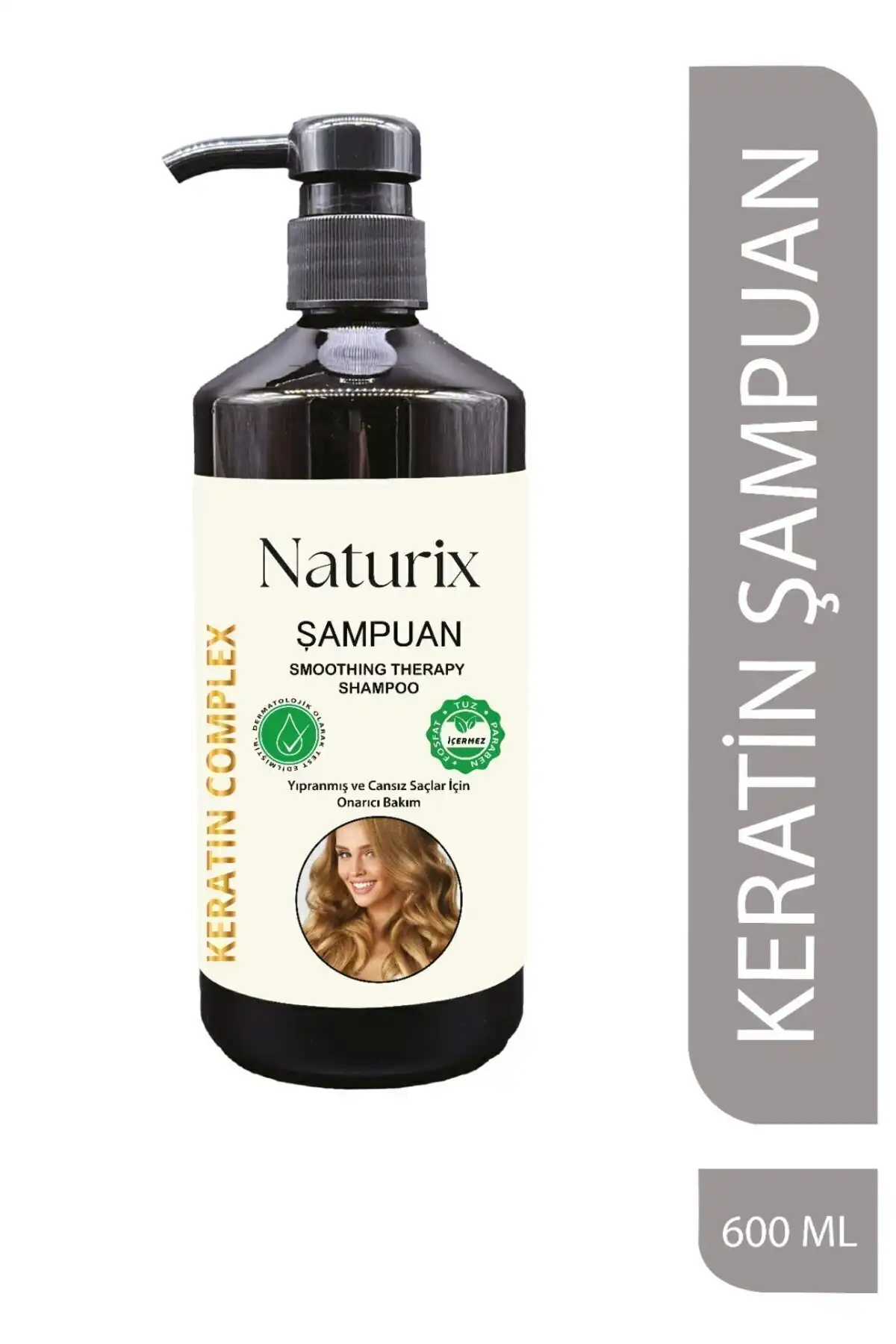 Naturix Yıpranmış Saçlar Tuzsuz Keratin Şampuanı Hakkında Bilgiler