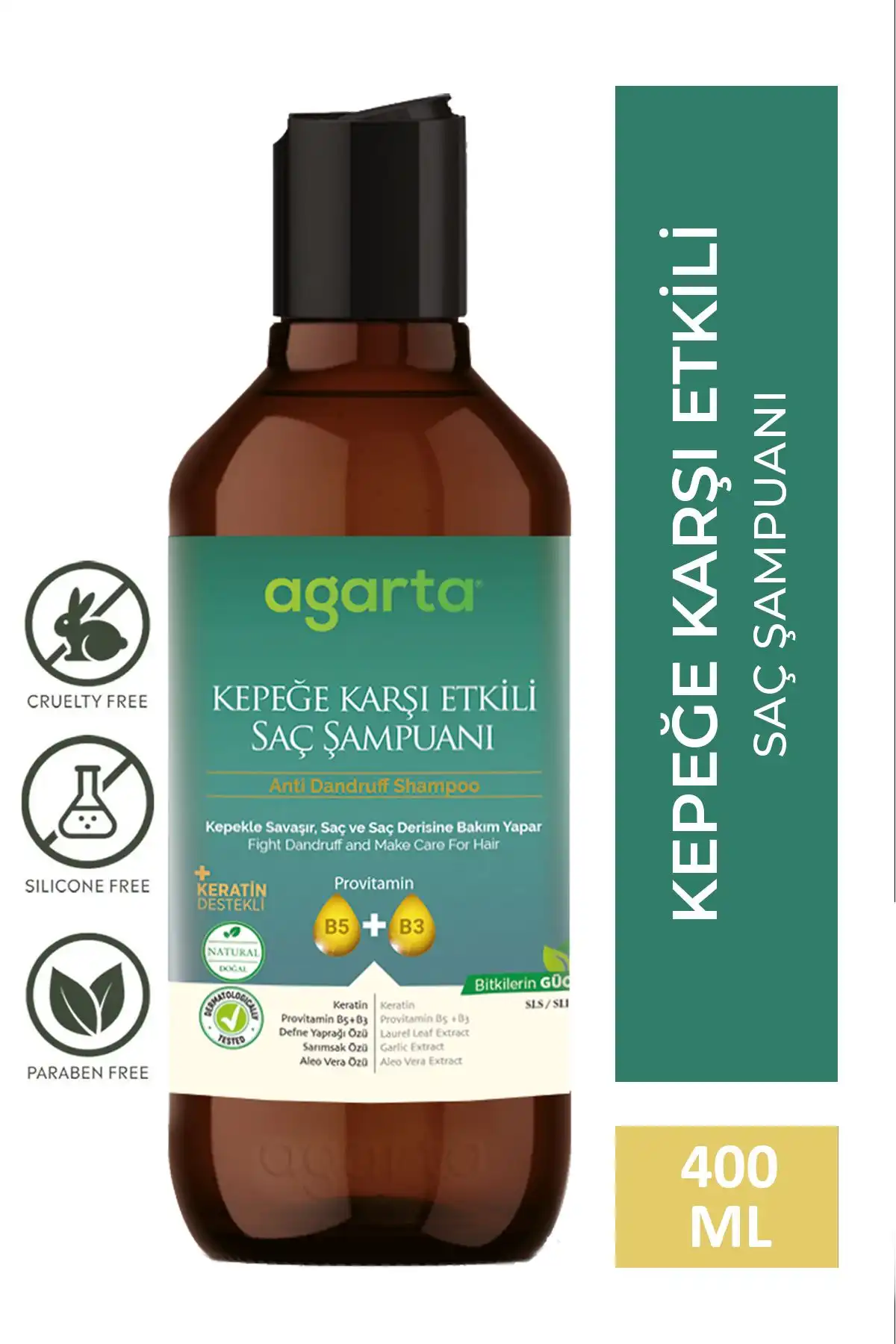Agarta Doğal Kepeğe Karşı Şampuan ile sağlıklı saçlara ulaşın