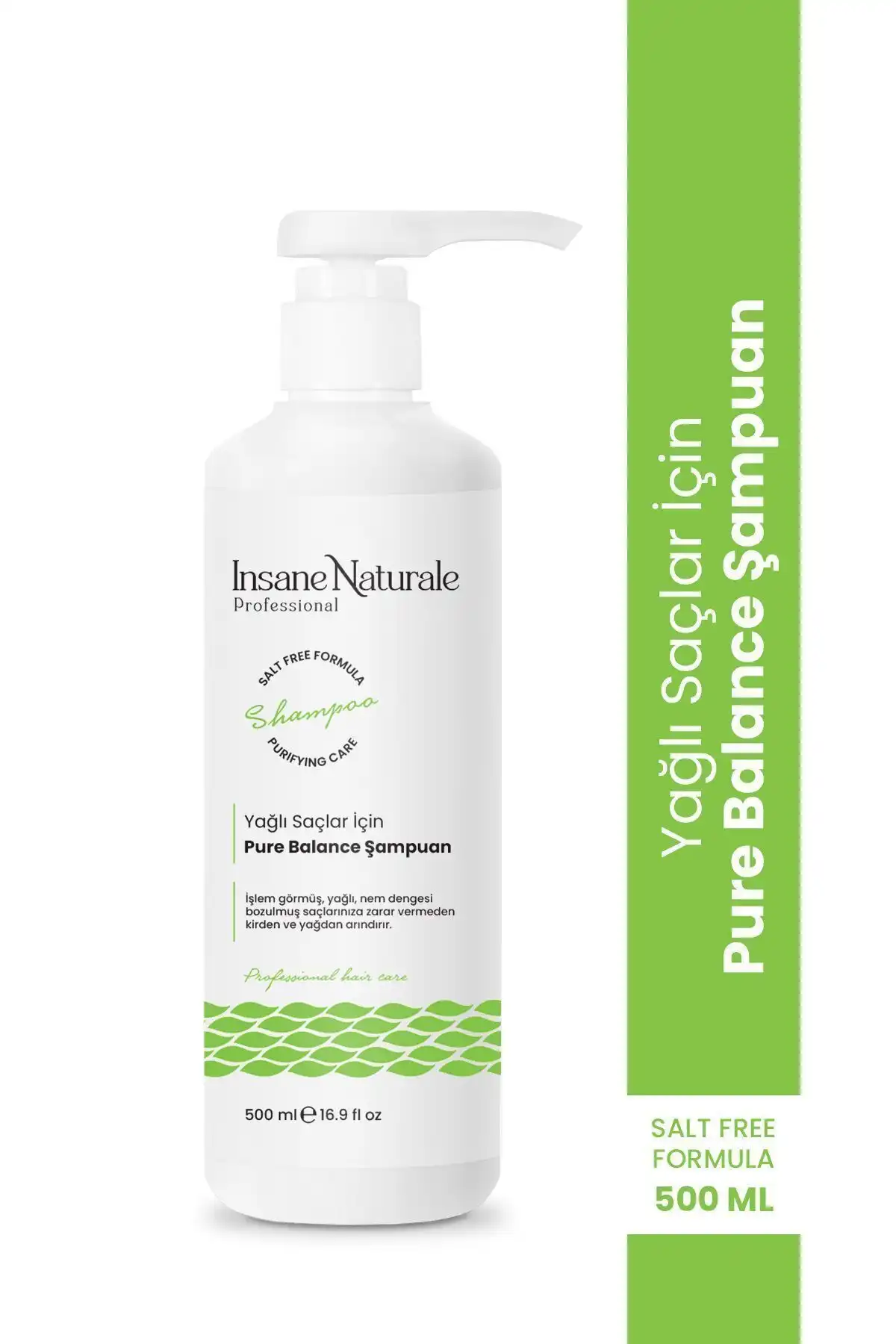 Insane Naturale Yağlı Saçlar İçin Nem Dengeleyici Pure Balance Şampuan