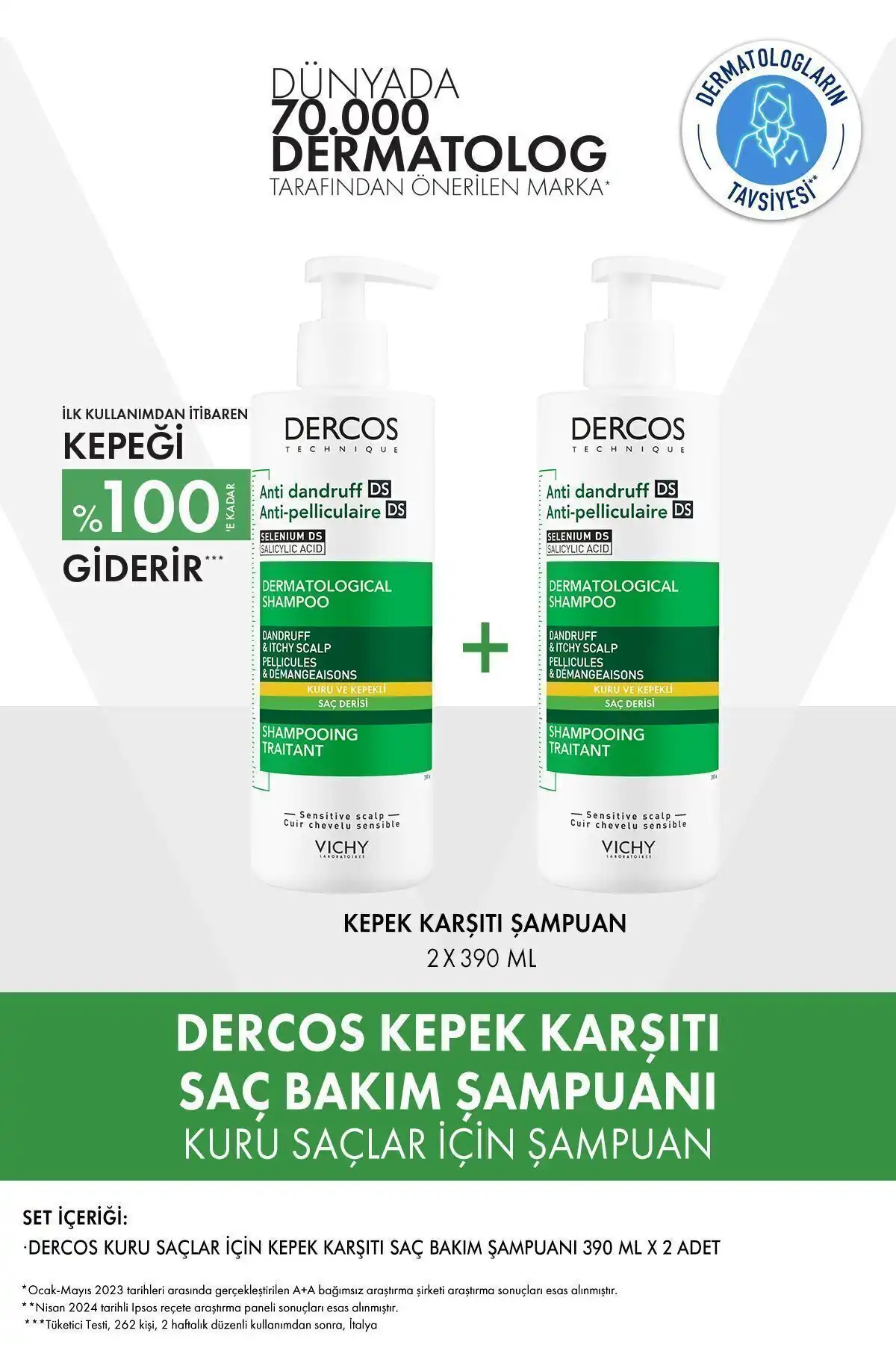 Vichy Dercos Kepeğe Karşı Kuru Saç Derisi Şampuanı: Etkili Bakım ve Rahatlama
