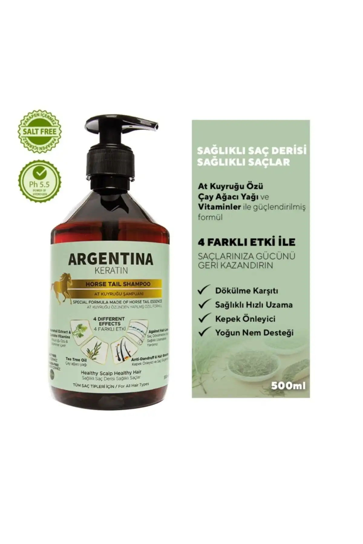 ARGENTİNA KERATİN Keratin ve Dökülme Önleyici At Kuyruğu Şampuan İncelemesi