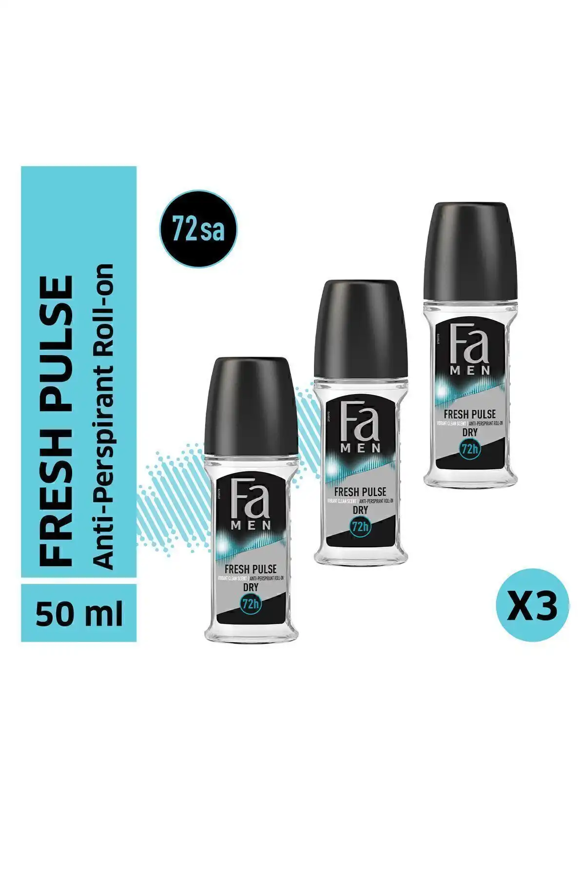 Fa Erkek Fresh Pulse Roll-on: Gün Boyu Ferahlık ve Konfor Sağlayan Deodorant