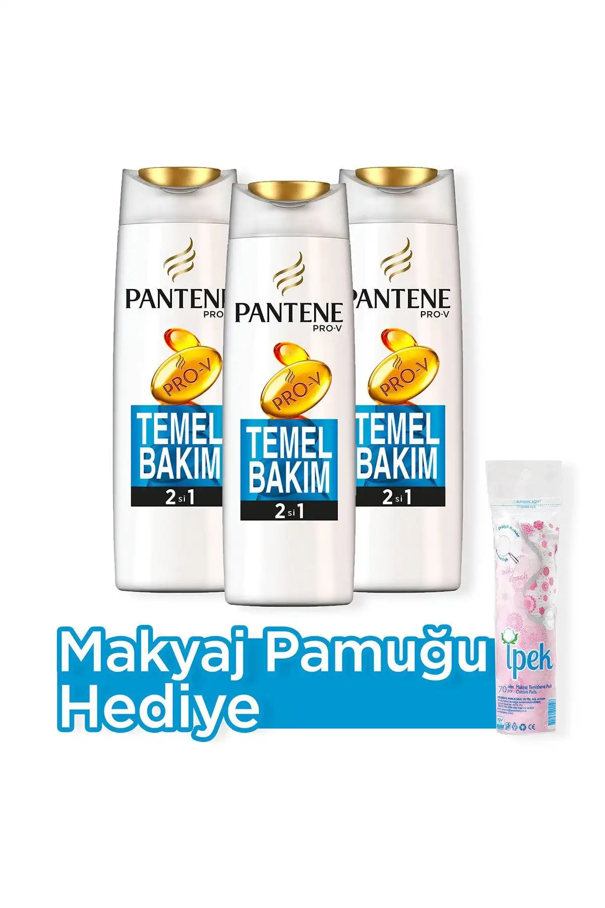 Pantene 2'si 1 Arada Şampuan ve Saç Bakım Kremi ile Temel Bakım Sağlayın