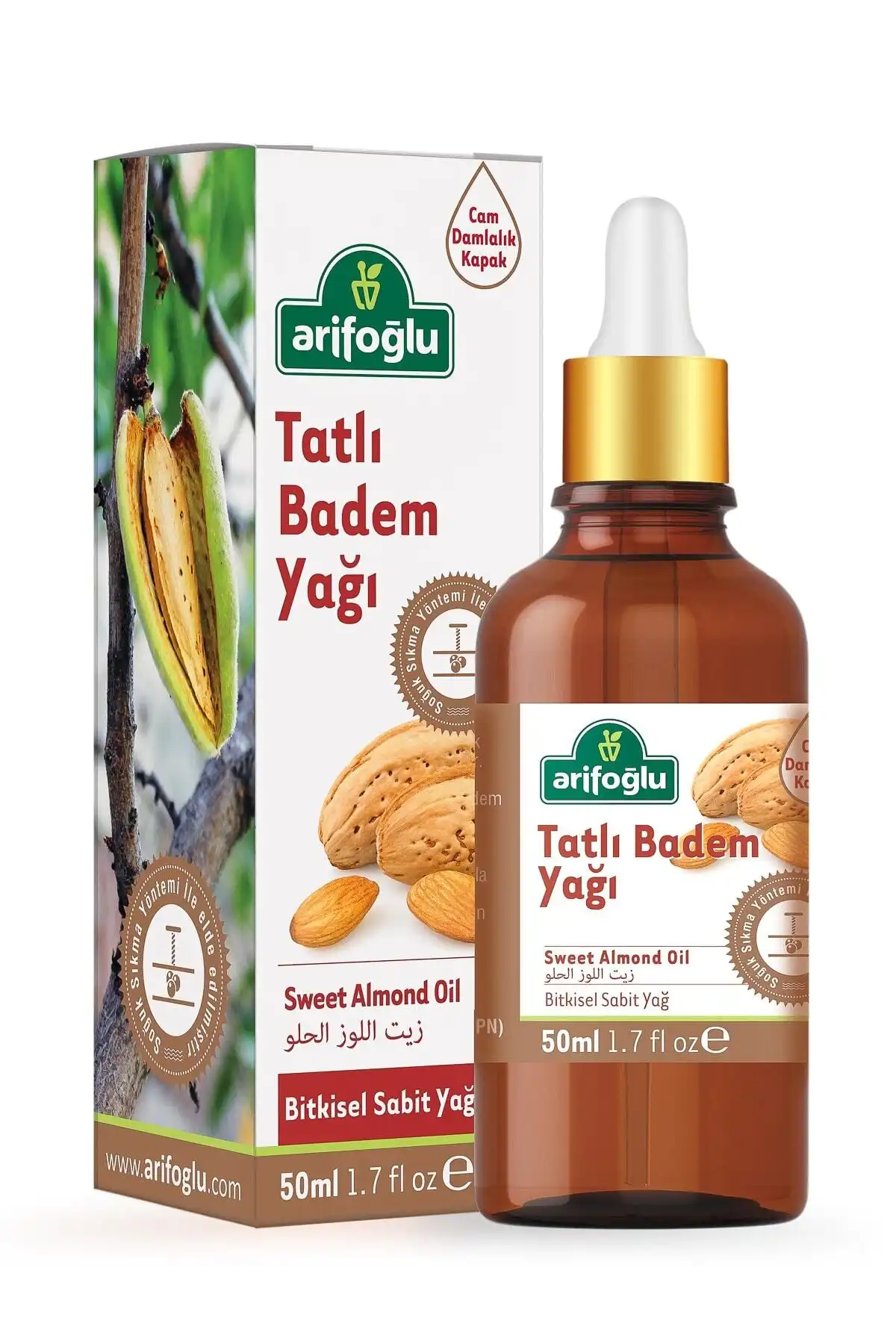 Arifoğlu Badem Yağı TATLI 50ml: Doğal Güzellik