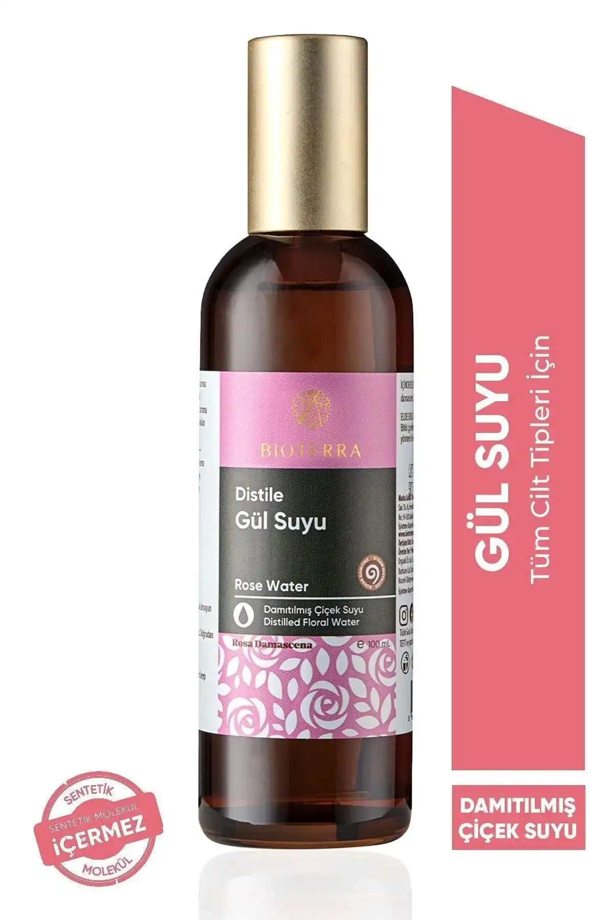 Bioterra Gül Suyu 100 ml - Doğal Cilt Bakımı