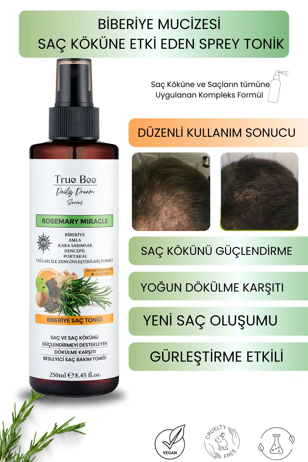Daily Dream Biberiye Saç Toniği - 250 ml