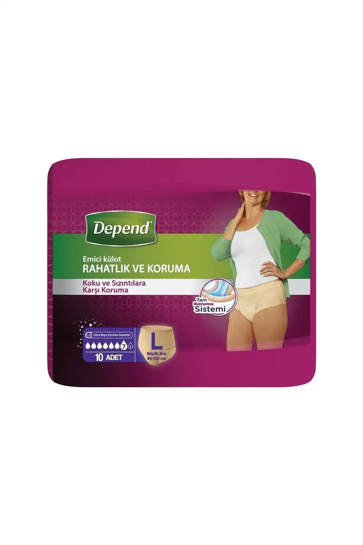 Depend Emici Külot Lohusa Pedi - 10 Adet